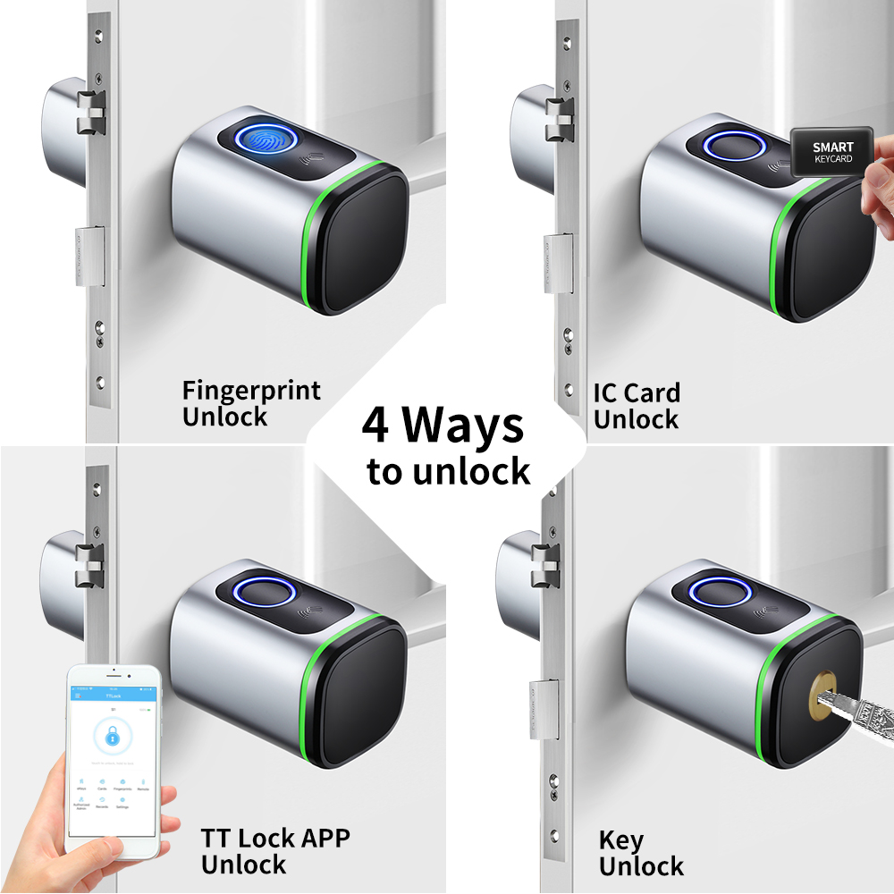 Fingerprint Access Control Door - TTLOCK App Electronic Digital Smart Cylinder