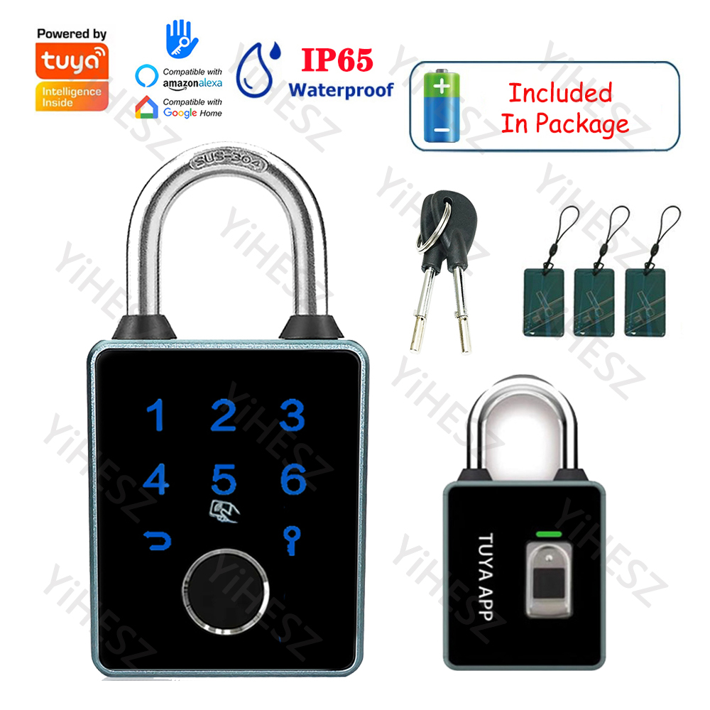 Fingerprint Access Control Door - Tuya TTLOCK Smart Padlock APP Control