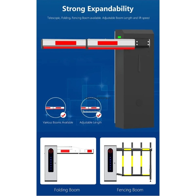 Gate Barrier Parking System - Intelligent Parking System Fence/folding Arm/ Straight