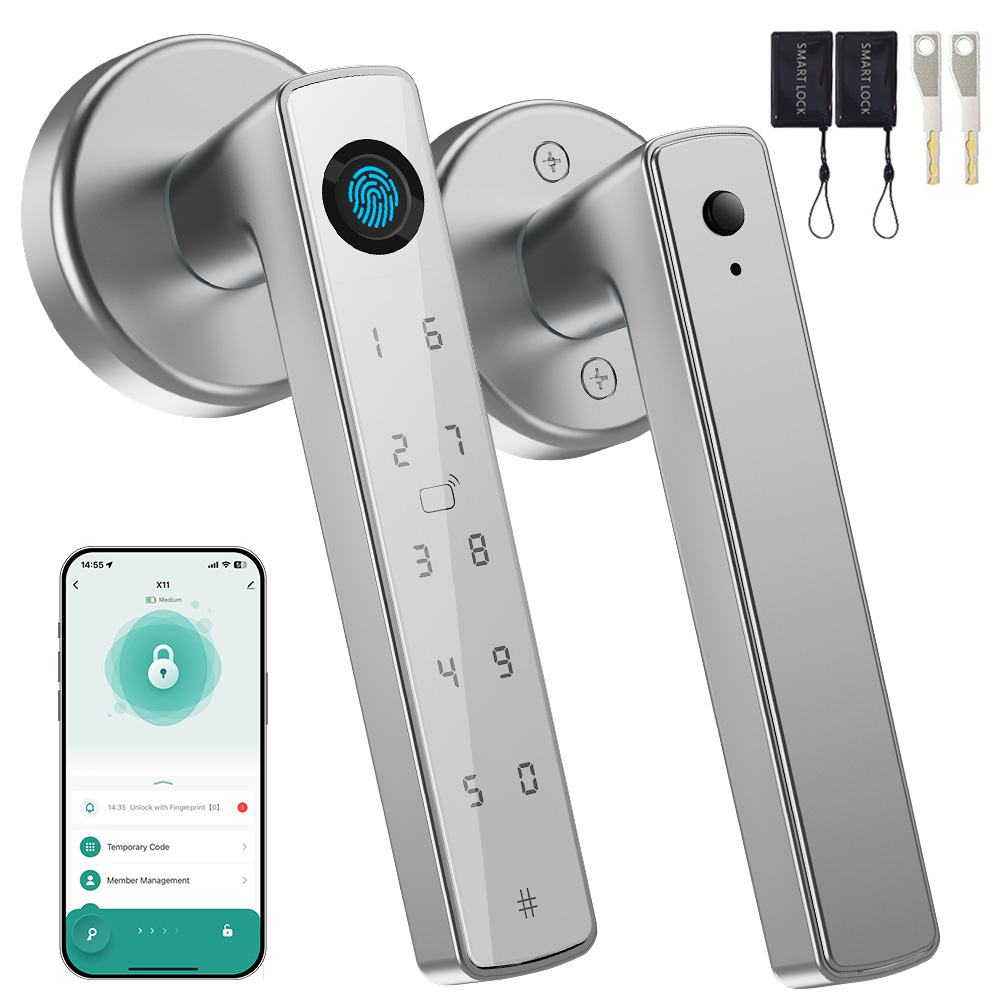 Door Access Control Keypad Rfid - YFK Tuya Smart Door Lock Handle