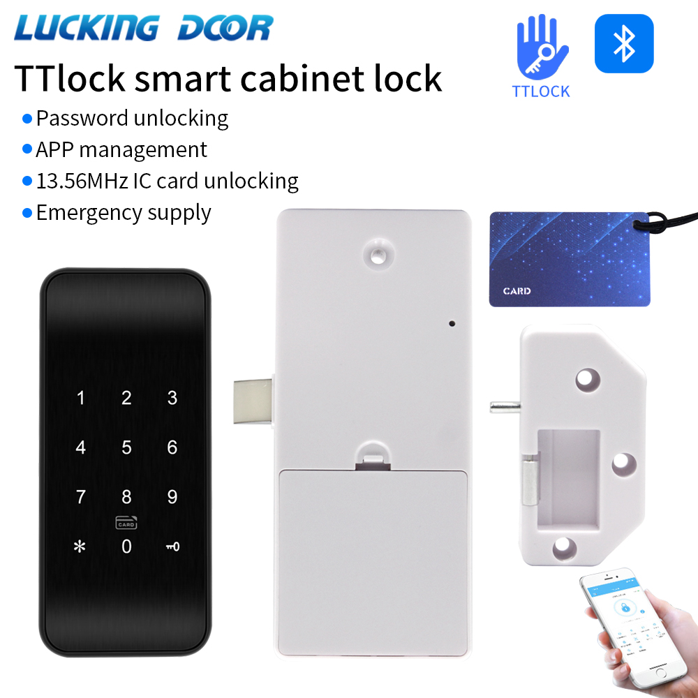 Fingerprint Access Control Door - TTLOCK 13.56Mhz Fingerprint Drawer Lock Furniture