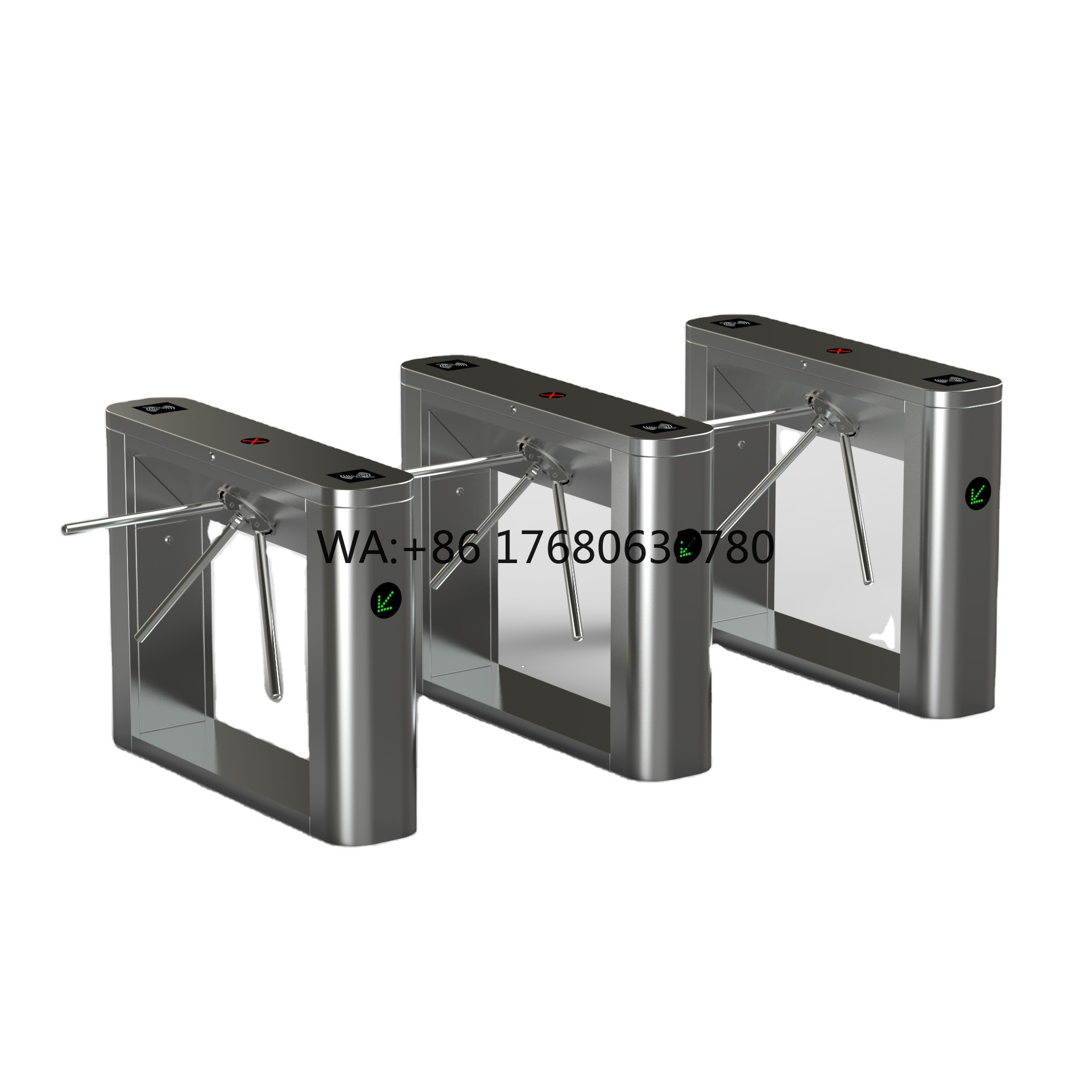 Turnstile Gate Access Control - Tripod Turnstile Gate With Stainless Steel