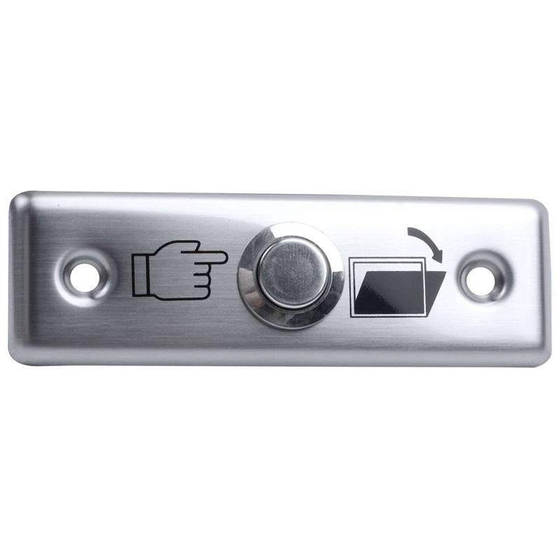 Exit Button Push To Release - Stylish-4X Steel Door Exit Release Push