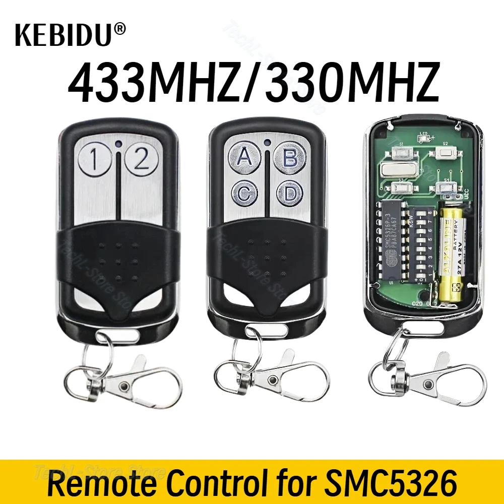 Access Control Board 4 Door - 433MHz 330mhz Metal Push Button Remote