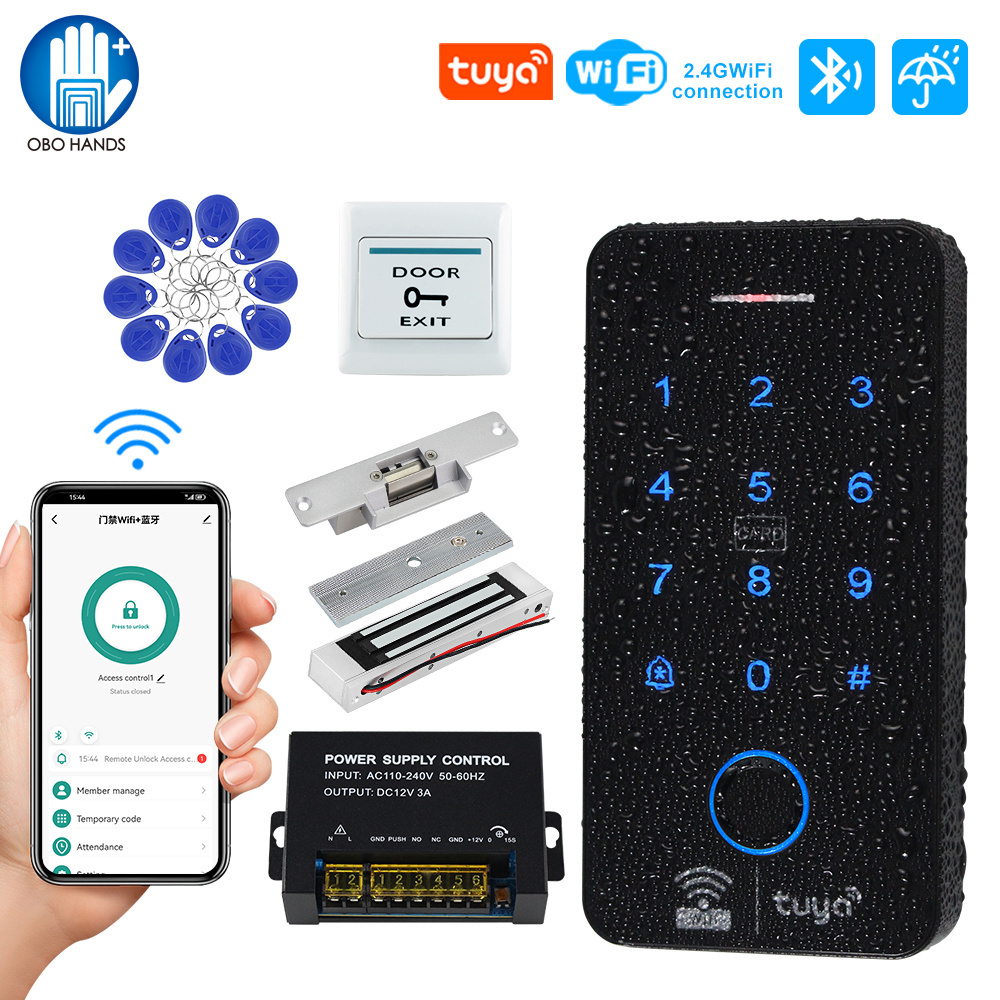 Access Control System Rfid Kit - Wifi Bluetooth Tuya APP Outdoor Access