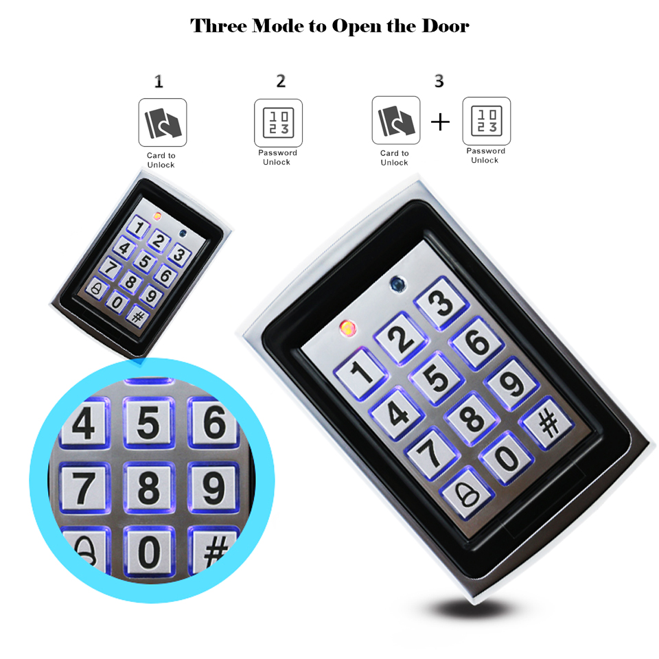 5YOA Metal Keypad Reader LED B - огляд і ціна Door Access Control Keypad Rfid