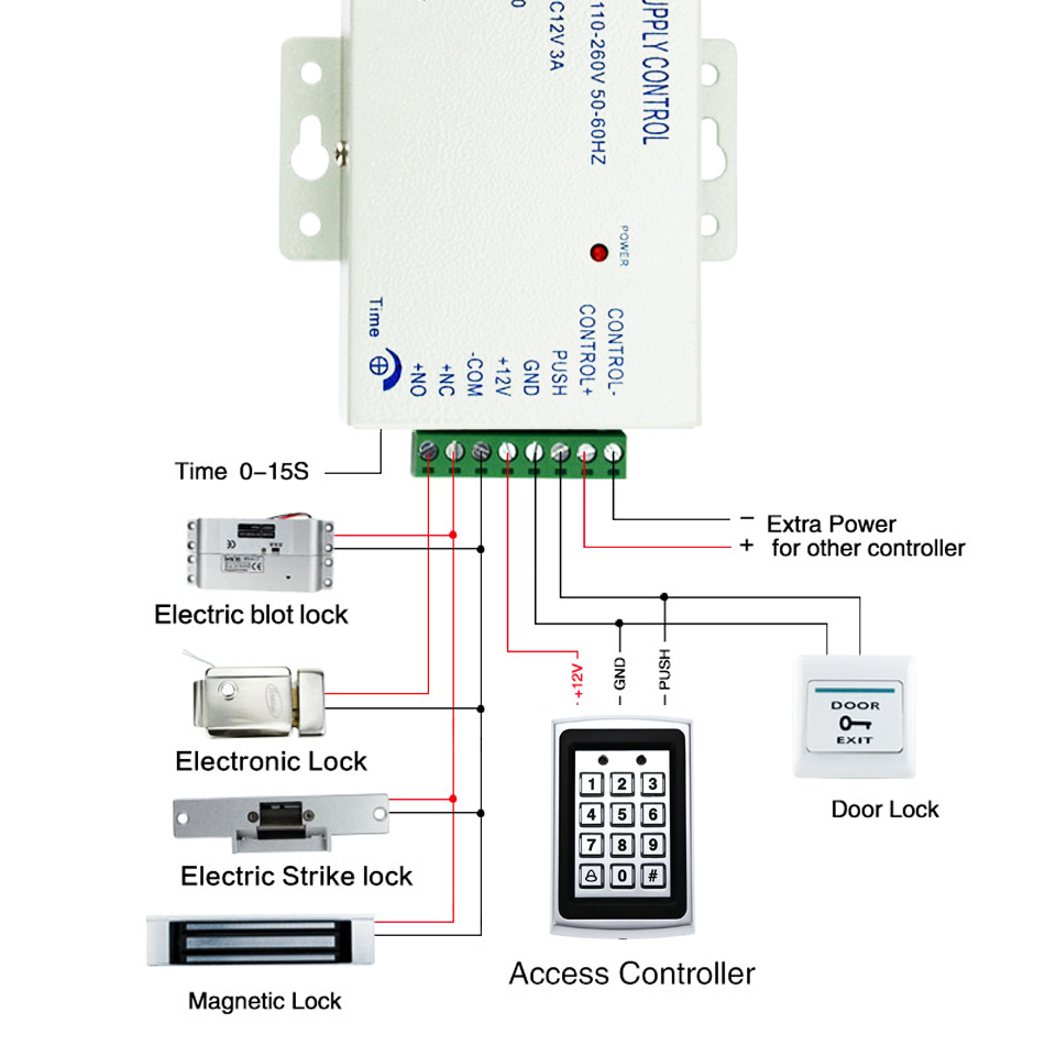 5YOA Metal Keypad Reader LED B - огляд і ціна Door Access Control Keypad Rfid
