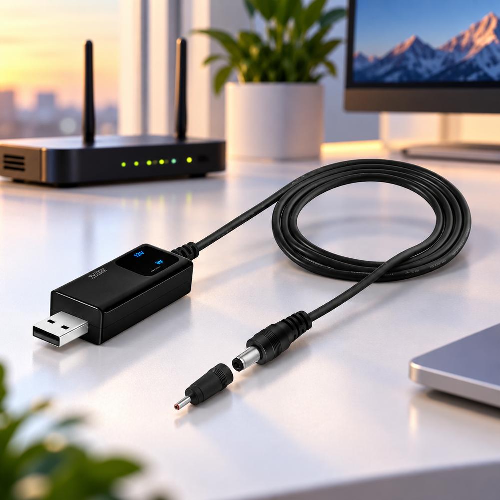USB Boost Cable 5V To 9V 12V P - огляд і ціна Access Control Power Supply 12V 5A