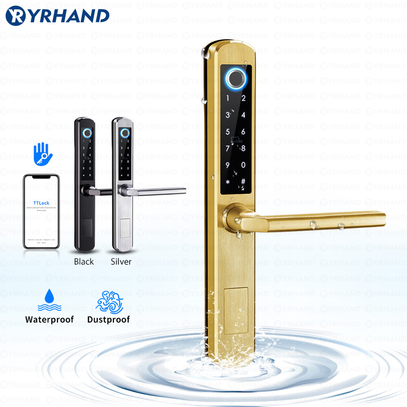 IP66 Gold Stainless Steel Slid - огляд і ціна Fingerprint Access Control Door