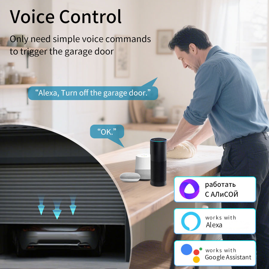 Tuya ZigBee WiFi Garage Door O - огляд і ціна Turnstile Gate Access Control