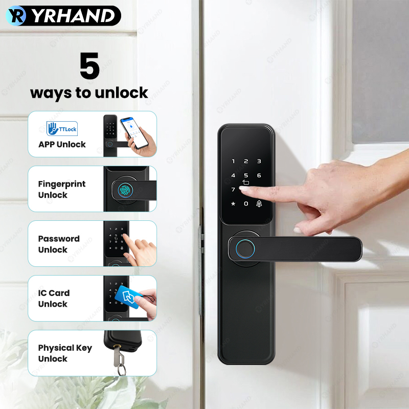 Bluetooth TTLock App Fingerpri - огляд і ціна Fingerprint Access Control Door