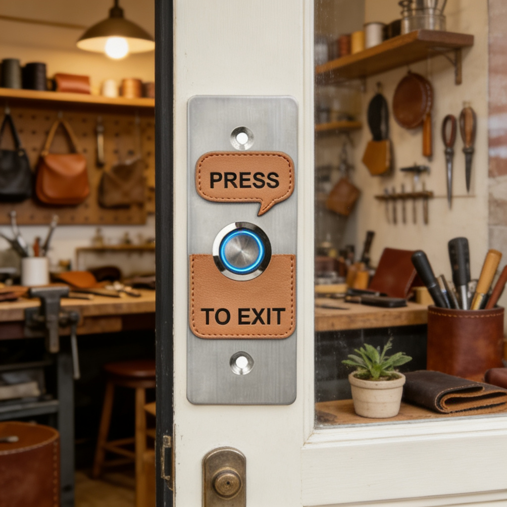 Backlit Access Control Exit Bu - огляд і ціна Exit Button Push To Release