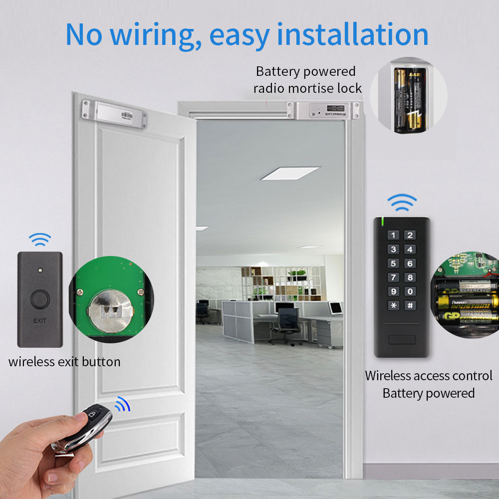 Waterproof Wireless Access Con - огляд і ціна Access Control System Rfid Kit
