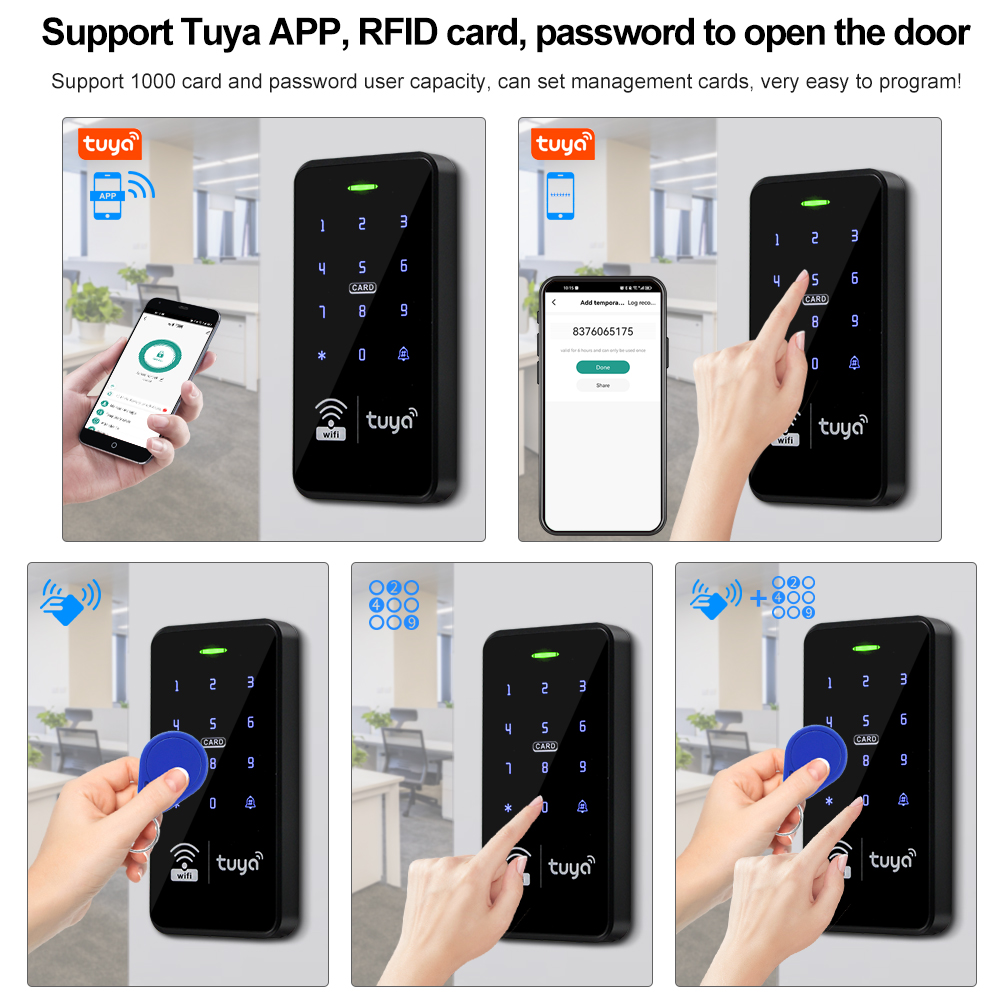 Tuya WiFi Door Access Control  - огляд і ціна Access Control System Rfid Kit