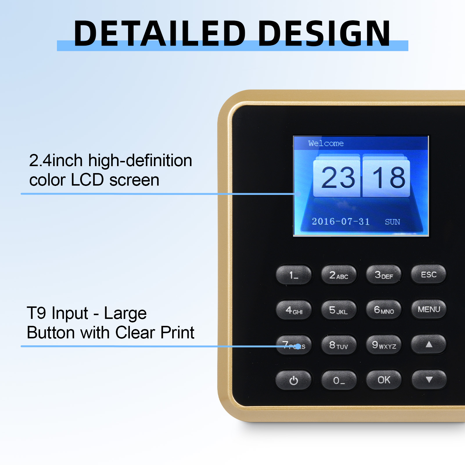 Biometric Time Clock Attendanc - огляд і ціна Biometric Time Attendance Machine