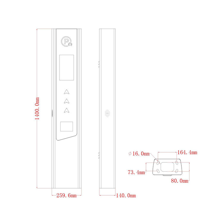 Led License Plate Recognition  - огляд і ціна Gate Barrier Parking System