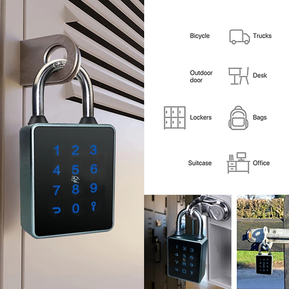 Tuya TTLOCK Smart Padlock APP  - огляд і ціна Fingerprint Access Control Door