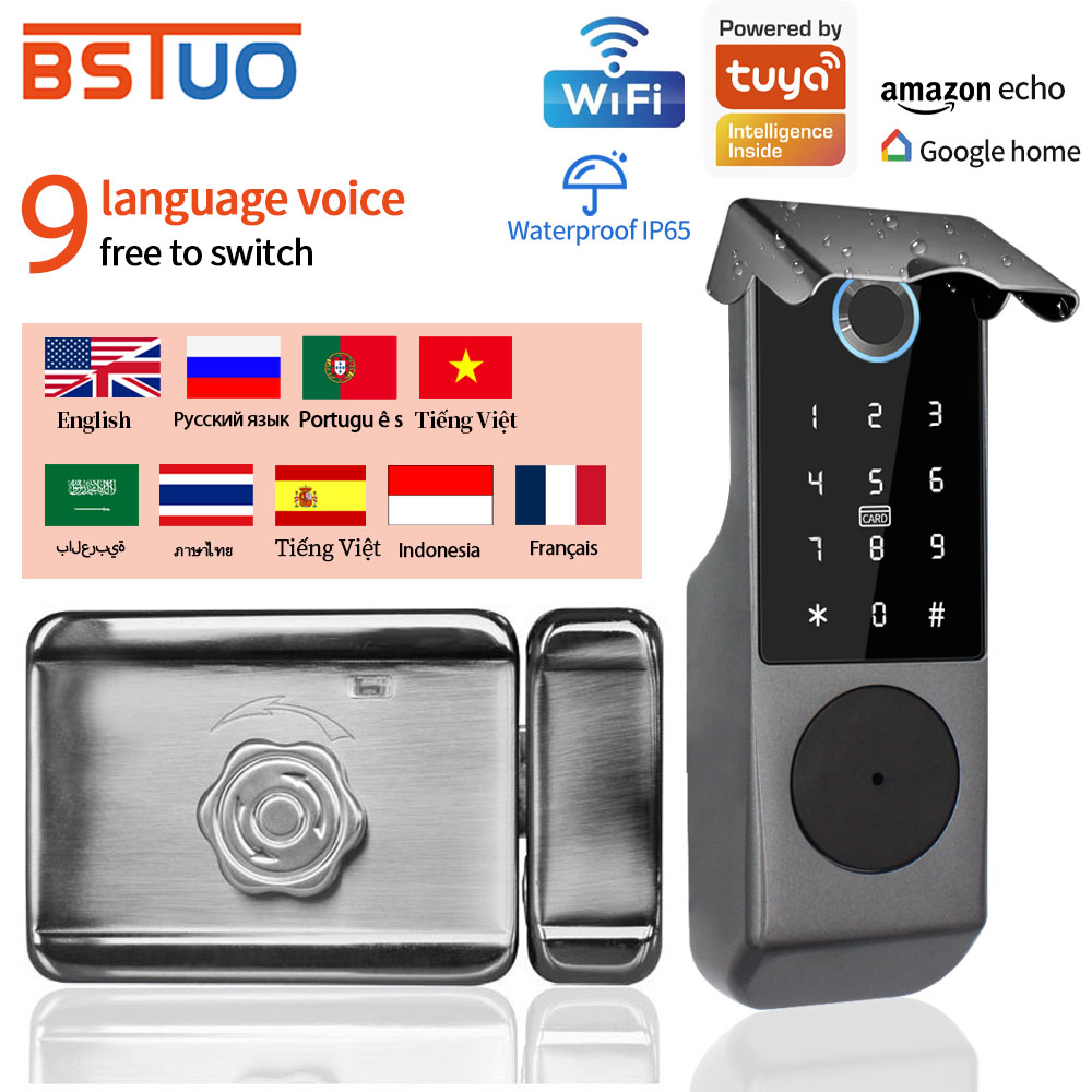 TUYA WIFI Smart Door Lock Fing - огляд і ціна Fingerprint Access Control Door