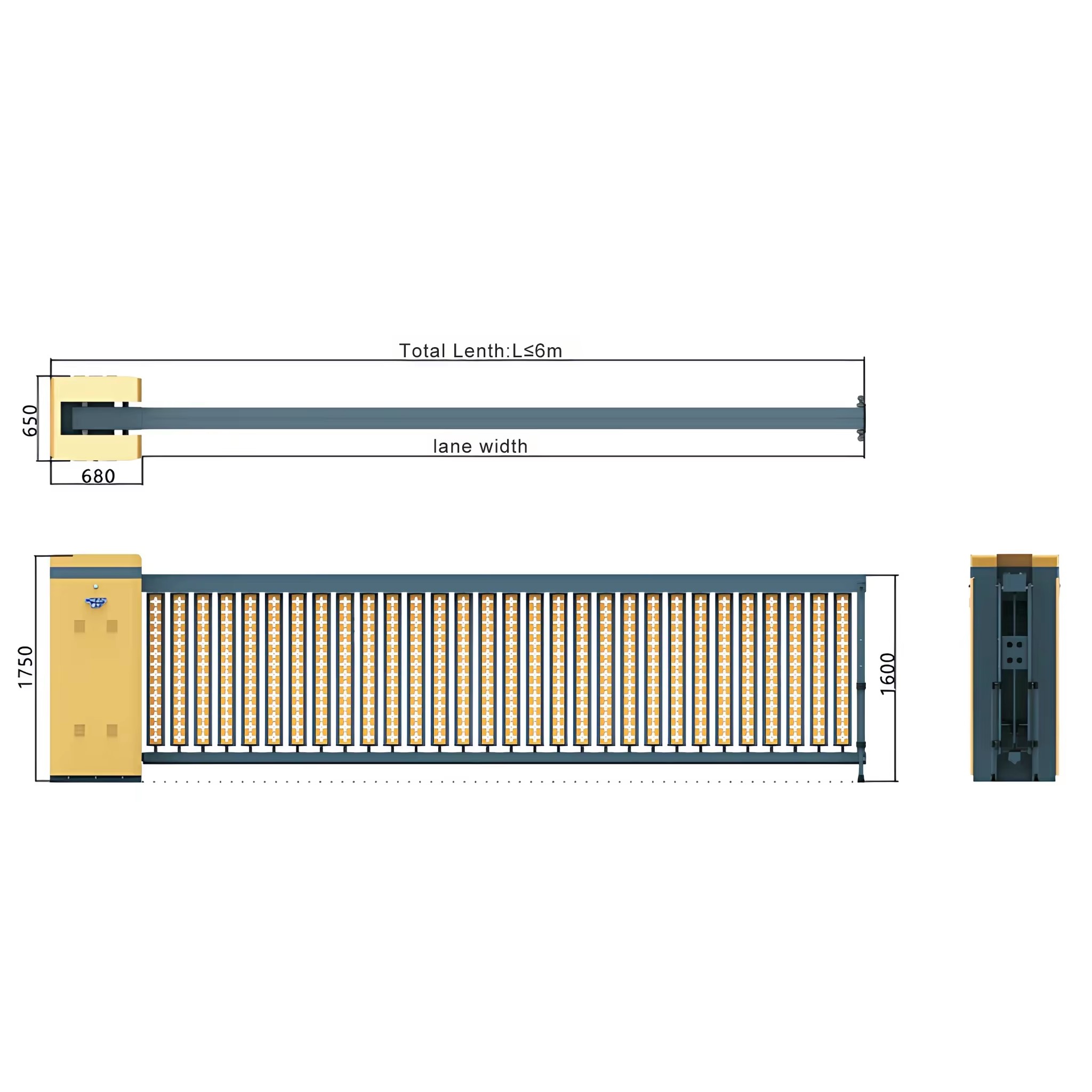 Duty Metal Barrier Gate for Fa - огляд і ціна Turnstile Gate Access Control