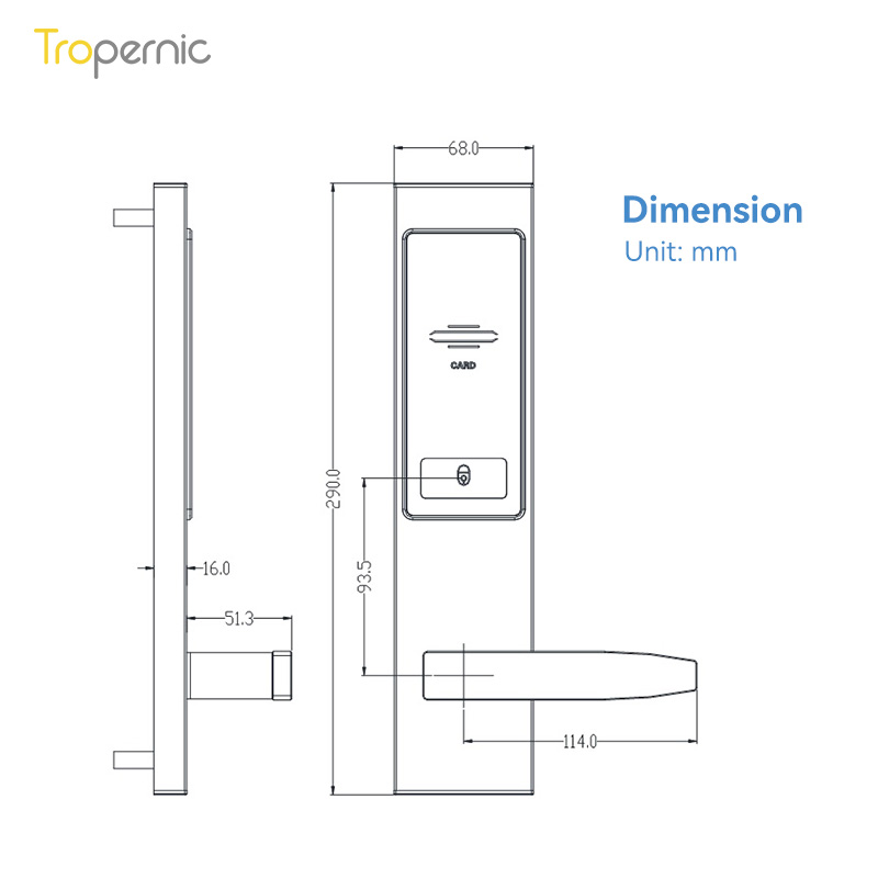 Tropernic Rfid Card Key Hotel  - огляд і ціна Hotel Lock Card System