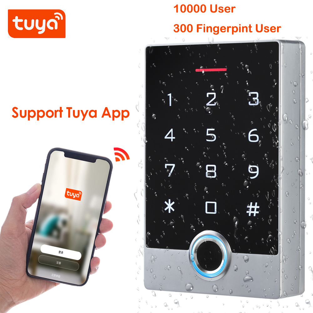 WIFI Tuya Smart Door Lock Wate - огляд і ціна Door Access Control Keypad Rfid