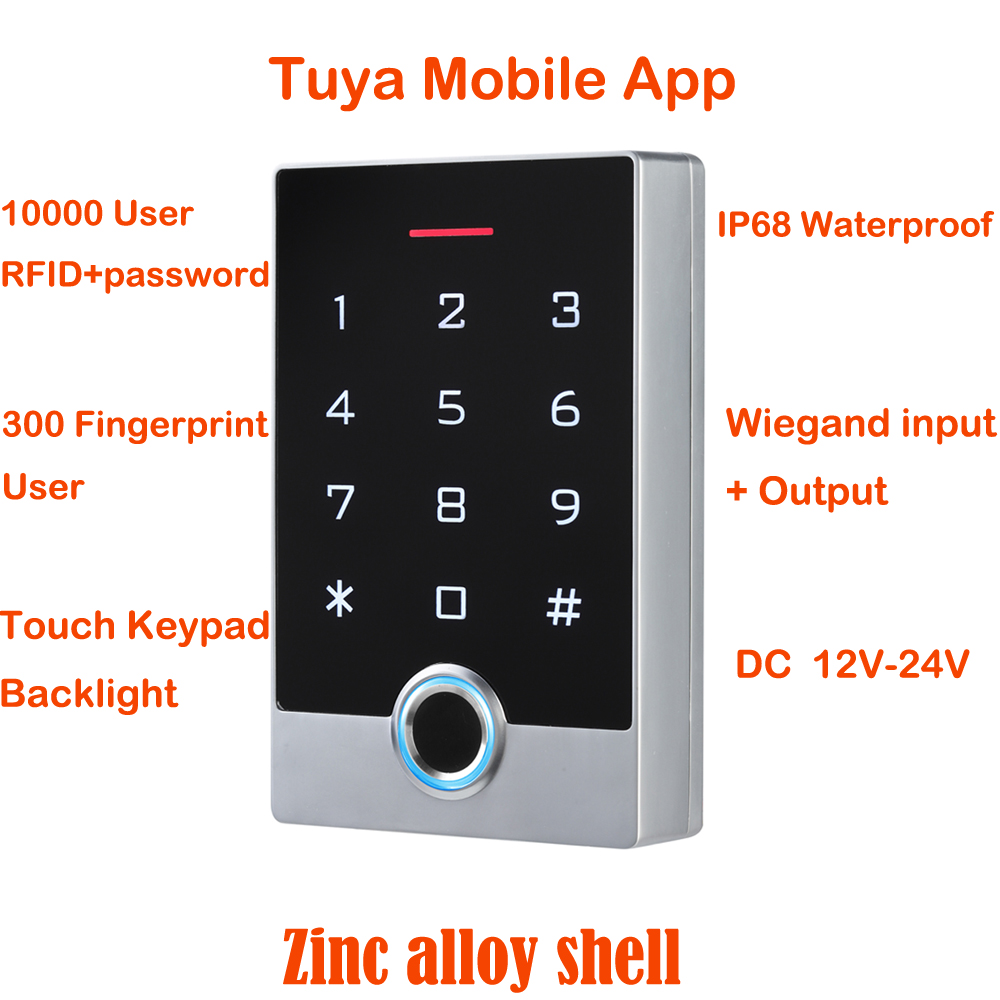 WIFI Tuya Smart Door Lock Wate - огляд і ціна Door Access Control Keypad Rfid