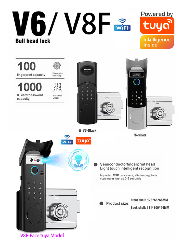 Smart WiFi Door Lock Waterproo - огляд і ціна Door Access Control Keypad Rfid