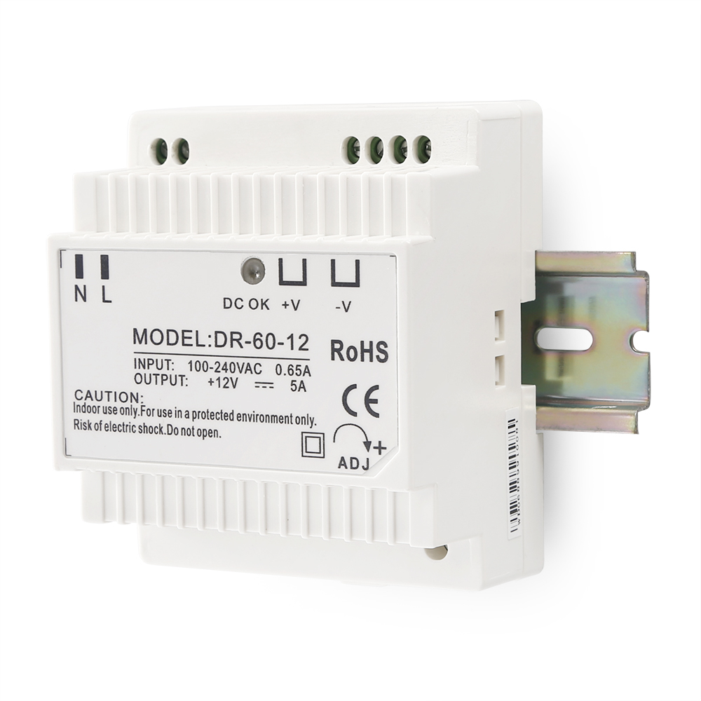 Security Power Supply Din Rail - огляд і ціна Access Control Power Supply 12V 5A