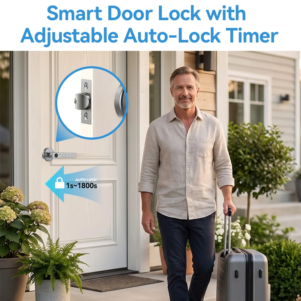YFK Tuya Smart Door Lock Handl - огляд і ціна Door Access Control Keypad Rfid