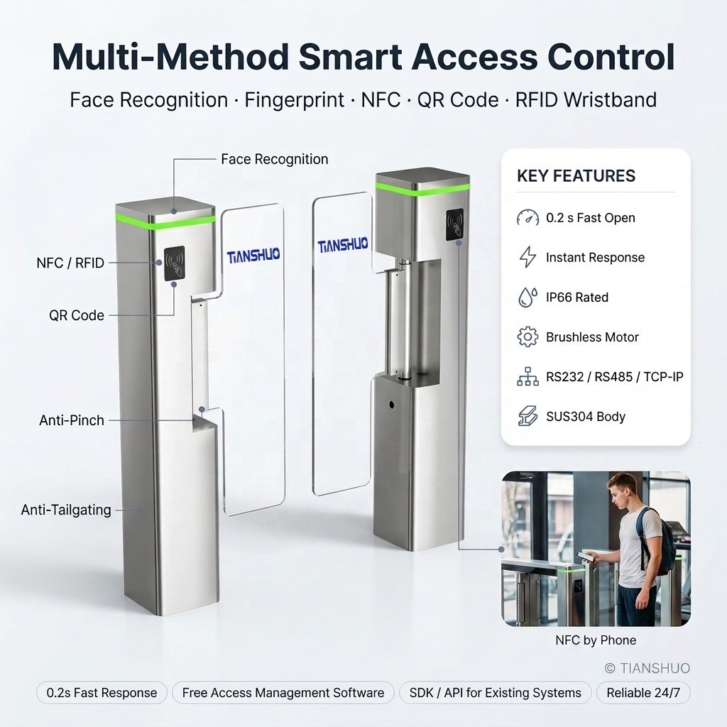 Swing Turnstile Gate Access Co - огляд і ціна Turnstile Gate Access Control