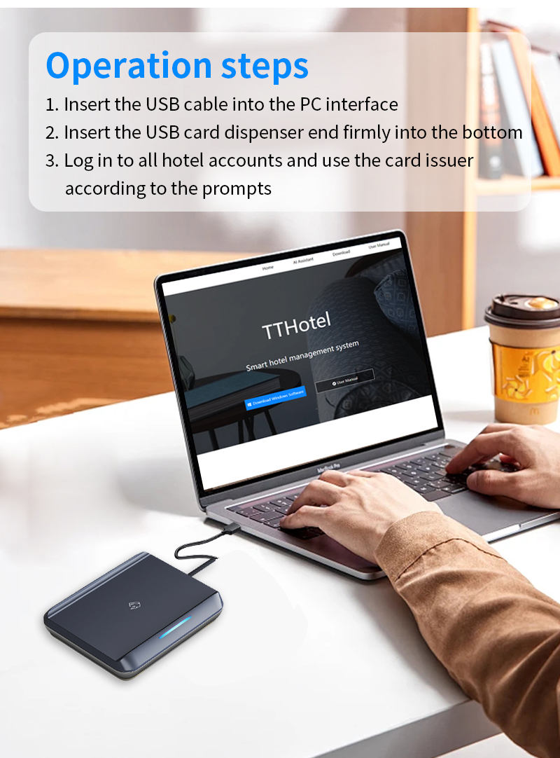 E5SN USB RFID M1 S50 Card Enco - огляд і ціна Hotel Lock Card System