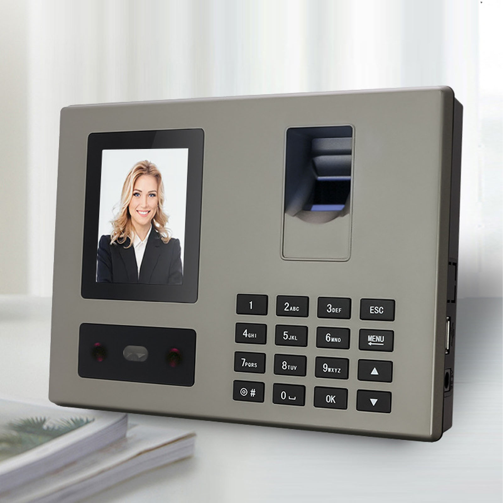Time Clock Punch Biometric Tim - огляд і ціна Biometric Time Attendance Machine