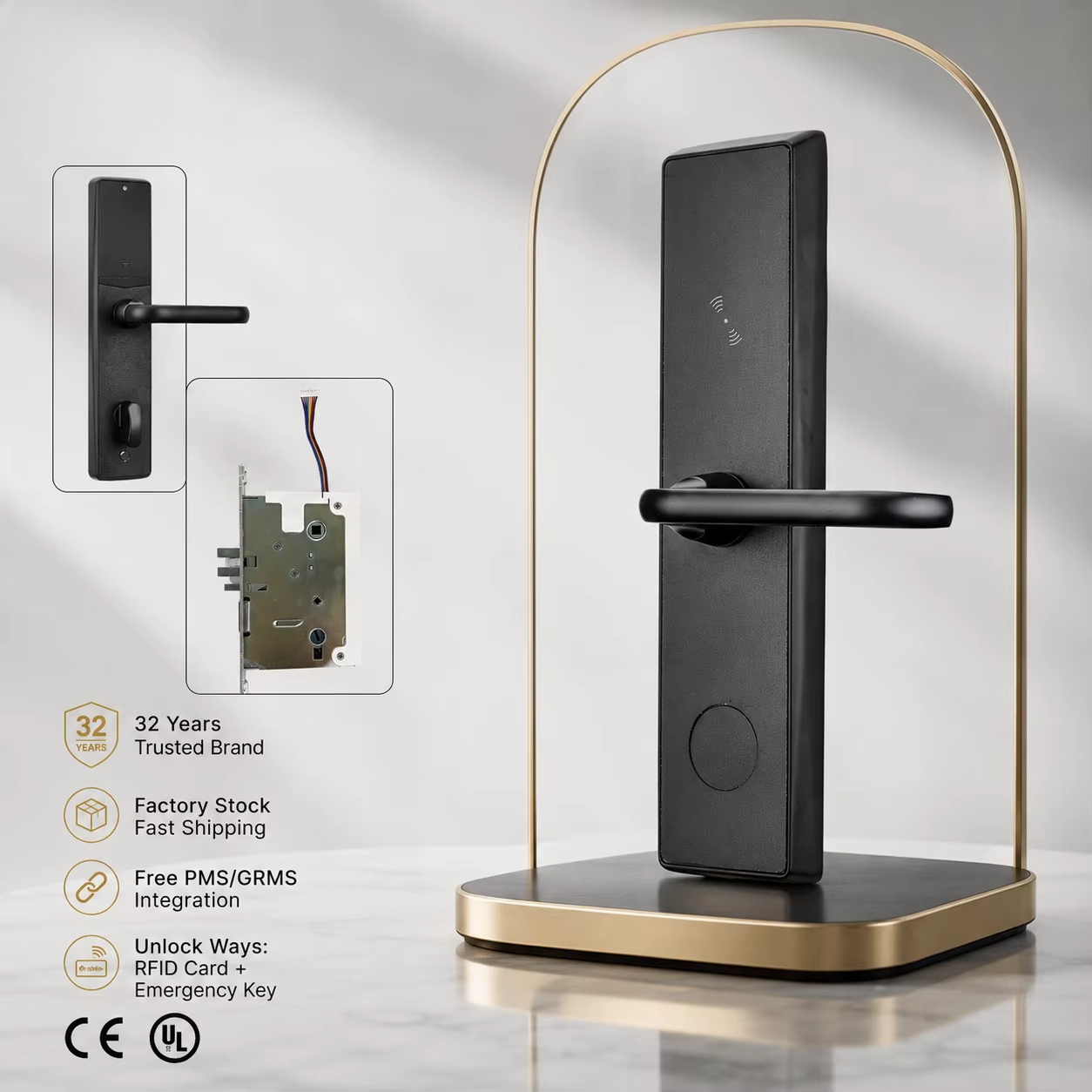 Hotel key card lock RFID digit - огляд і ціна Hotel Lock Card System