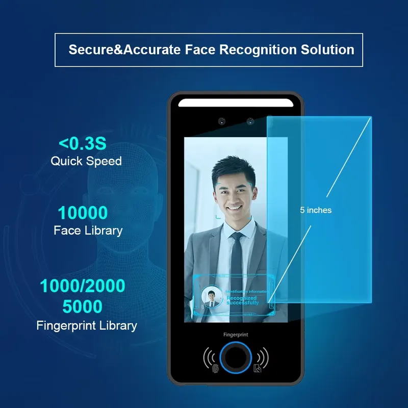 2026 Latest AI Biometric Face  - огляд і ціна Biometric Time Attendance Machine