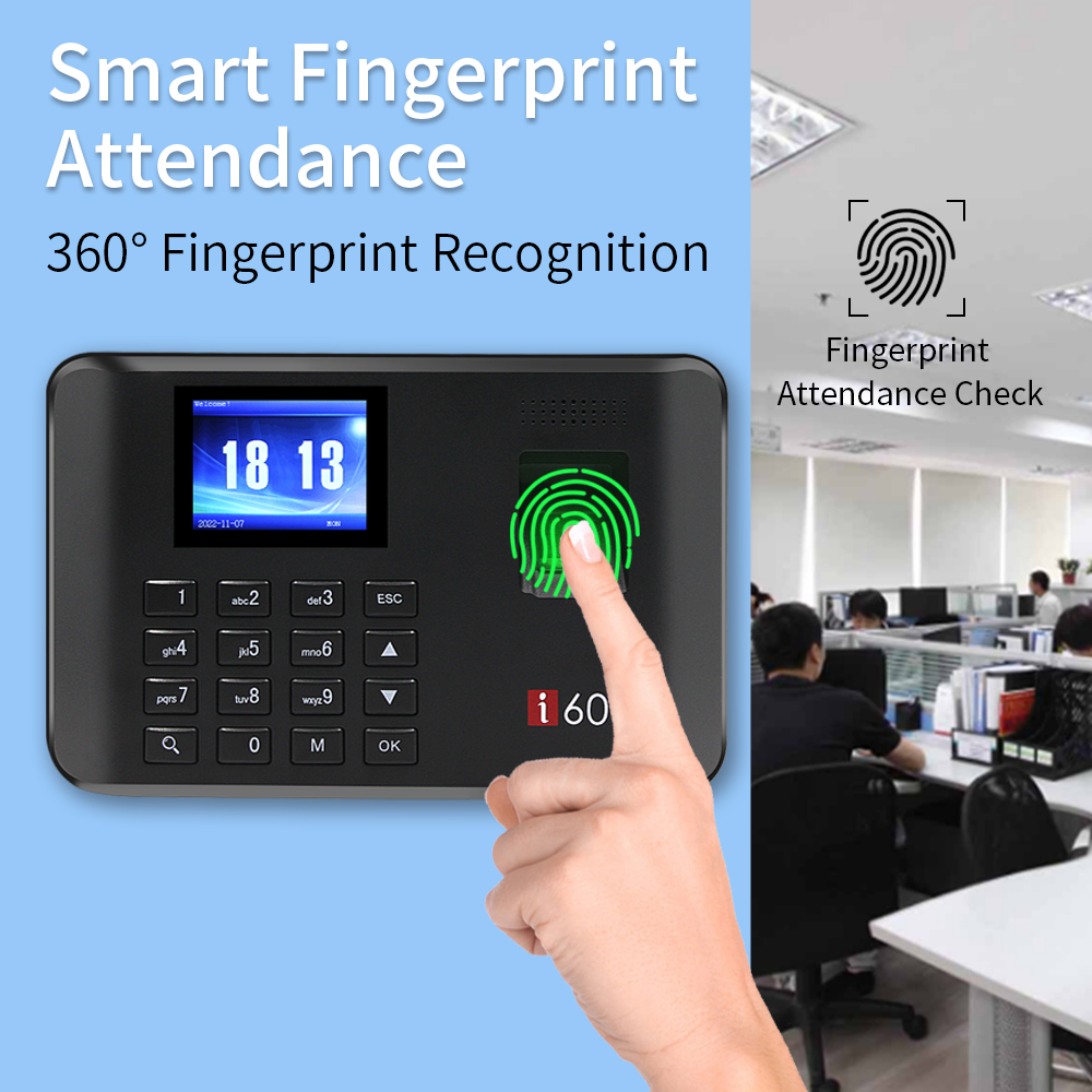 110V-240V RFID Electric Inspec - огляд і ціна Biometric Time Attendance Machine
