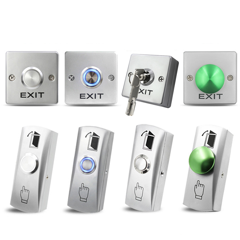 Zinc Alloy GATE DOOR Exit Butt - огляд і ціна Exit Button Push To Release