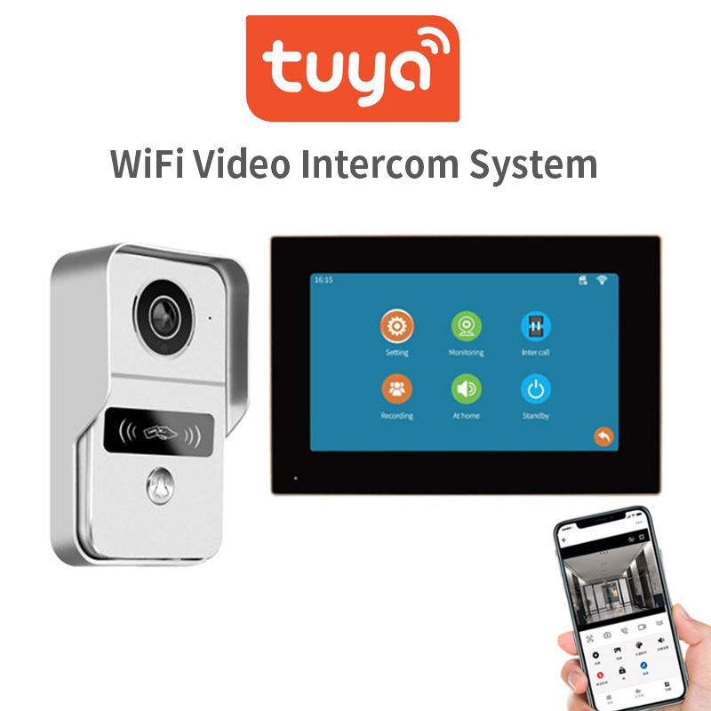 Tuya 1080P Wifi Video Doorbell - огляд і ціна Access Control System Rfid Kit