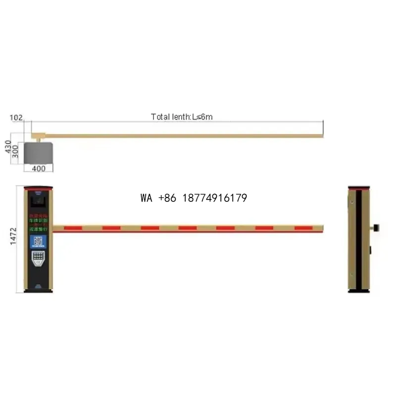 wmwmnu Integrated 5MP ANPR LPR - огляд і ціна Gate Barrier Parking System