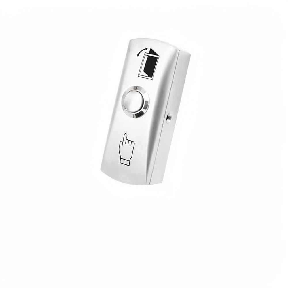 Narrow Stainless Steel Metal P - огляд і ціна Exit Button Push To Release