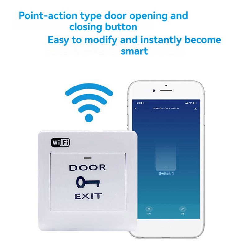 B44C 2X Tuya Smart Life Wifi D - огляд і ціна Exit Button Push To Release