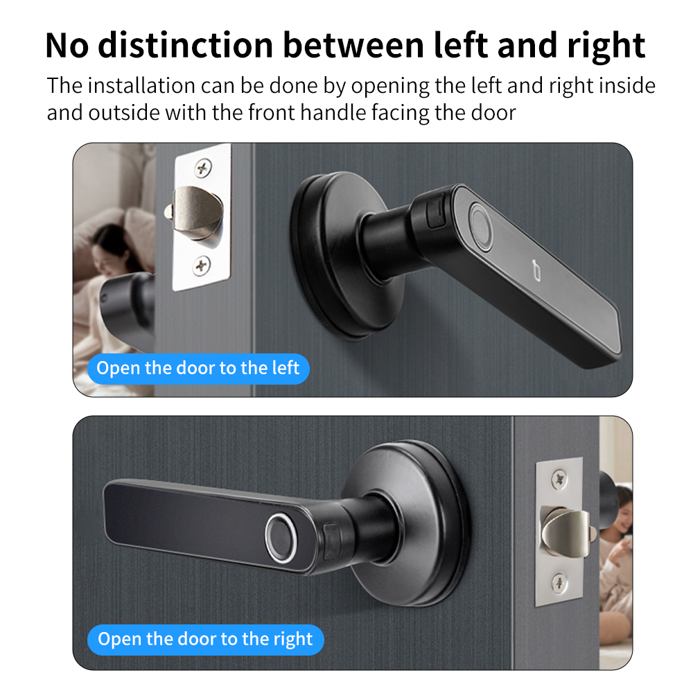 Tuya Bluetooth Smart Door Lock - огляд і ціна Fingerprint Access Control Door