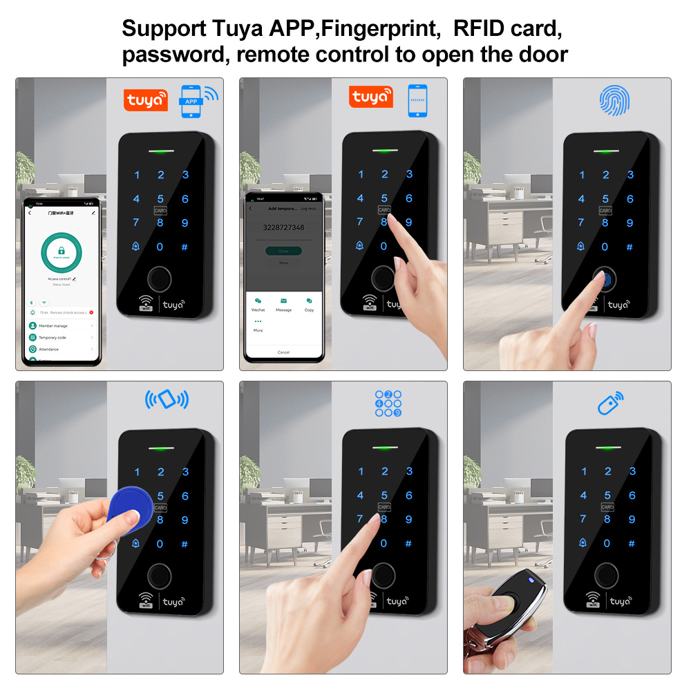 Wifi Bluetooth Tuya APP Outdoo - огляд і ціна Access Control System Rfid Kit