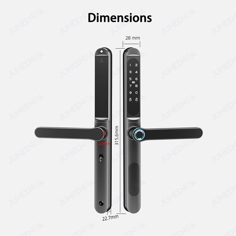 TTLock App Smart Aluminum Door - огляд і ціна Door Access Control Keypad Rfid